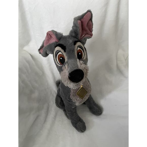 Disney Tramp Plush Stuffed Animal Lady and the Tramp Dog Animated Movie Classic - Picture 1 of 12
